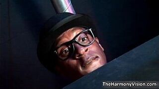 Two naughty lesbian girls having hot sex porn video